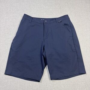 Puma Golf Bermuda Shorts Mens 30 Blue Microfiber Regular Fit‎ 10" Inseam